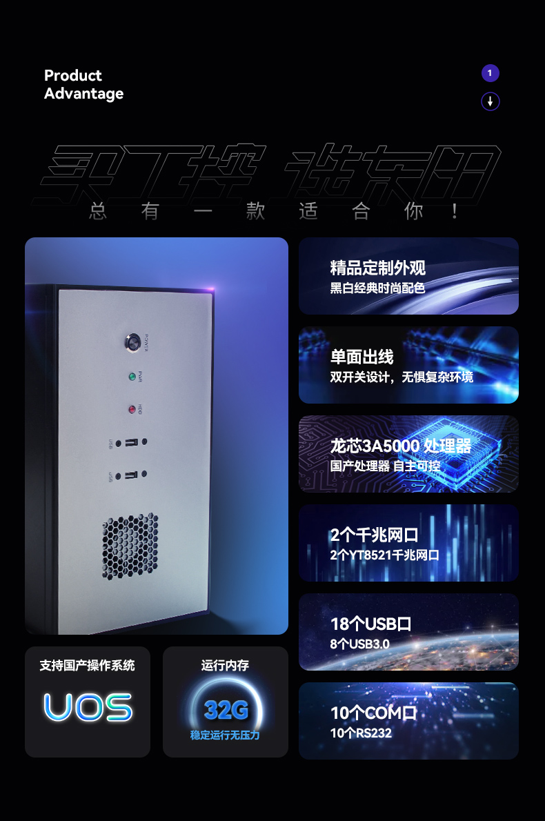 东田国产化工控主机,自主研发龙芯CPU,DT-5307-H3A5KMC.jpg