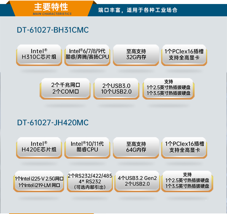 东田工业服务器，2U工控机，DT-61027-JH420MC.jpg