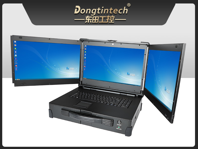 三屏加固便携机,移动工作站,DT-S1437CU-FD2K