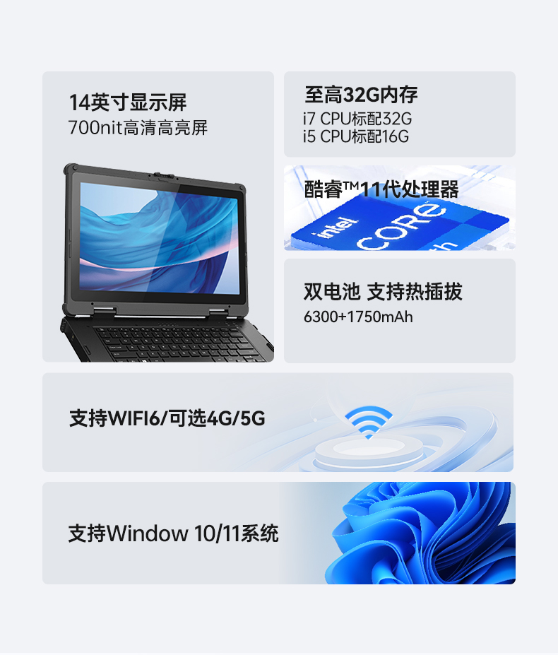 14英寸三防加固笔记本,Window 10/11系统工控笔记本,DT-14A.jpg