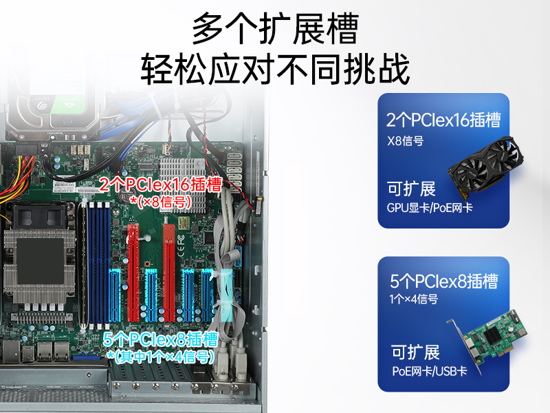 2U服务器工控机,工业控制电脑,DT-26508-SC621MA