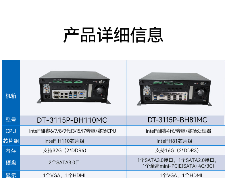 桌面式工控机,机器视觉监测工控主机电脑,DT-3115P-BH110MC.jpg