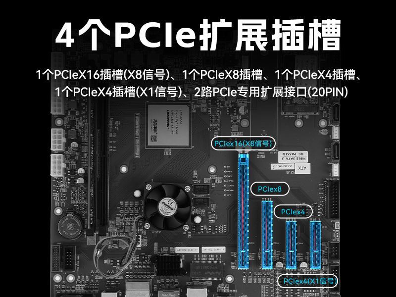 国产化机架式工控机,龙芯cpu工控主机电脑,DT-610L-N3A6KMB