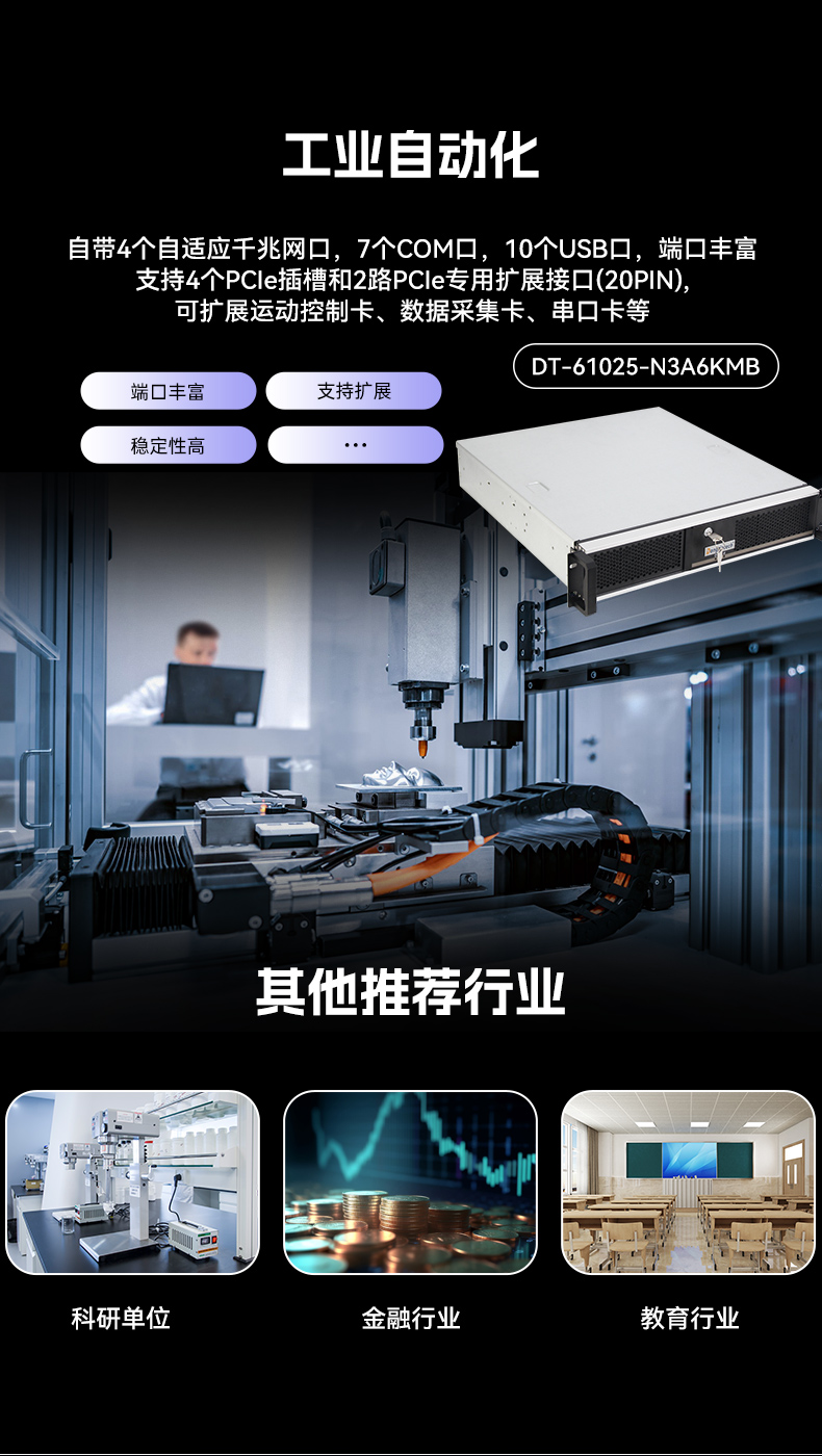 国产化机架式工控机,龙芯cpu工控主机电脑,DT-610L-N3A6KMB.jpg