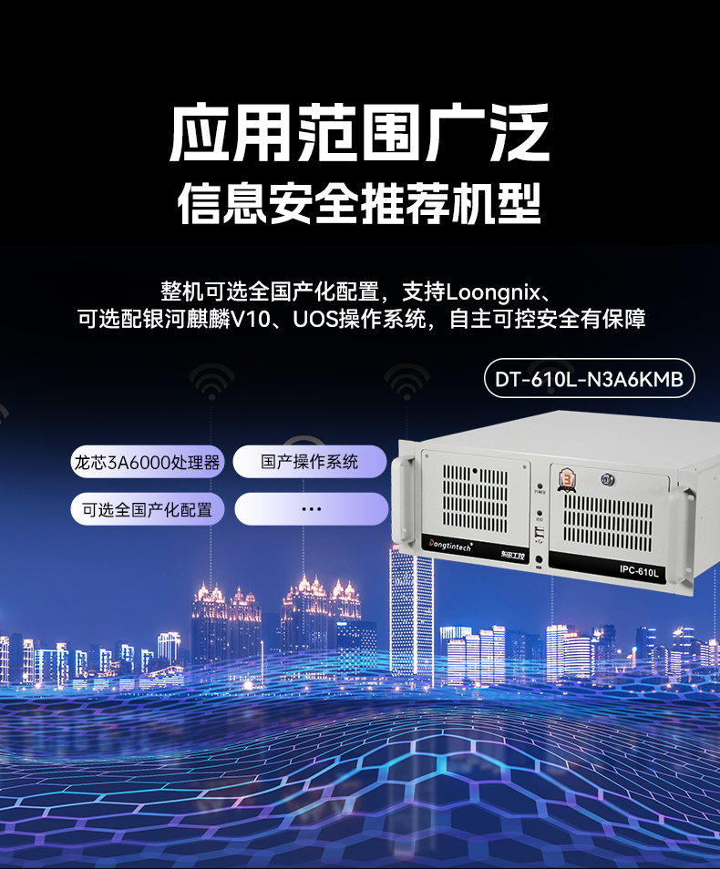 国产化机架式工控机,龙芯cpu工控主机电脑,DT-610L-N3A6KMB.jpg
