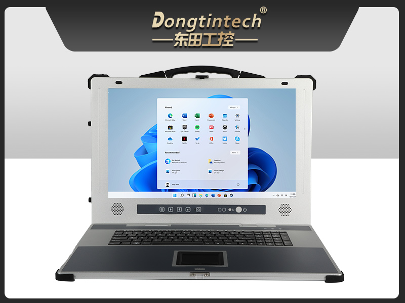 东田加固便携机,17寸下翻式无人机指挥工作站,DTG-1417ZD-BQ670MA1